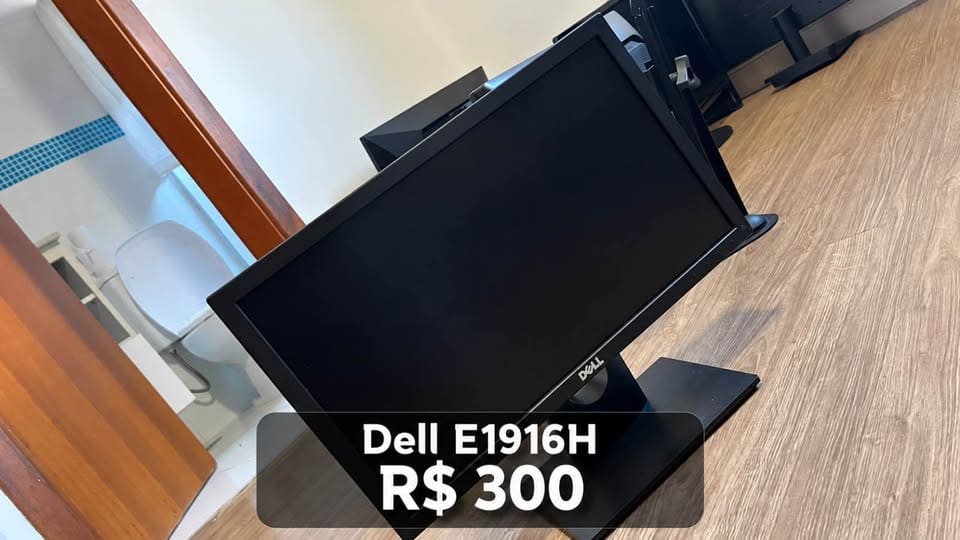 Monitor Dell E1916H – 18,5” | Ótimo estado em Alvinopolis