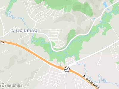 Mapa da área de atendimento de Climax Ambiental em Atibaia