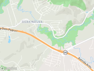 Mapa da área de atendimento de Util em Atibaia