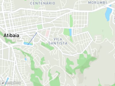 Mapa da área de atendimento de Mental Singular em Atibaia