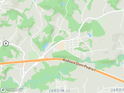 Mapa da área de atendimento de Lyme Vidros e Esquadrias em Atibaia