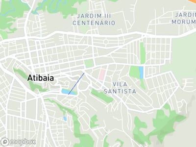 Mapa da área de atendimento de Gear em Atibaia