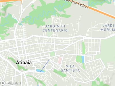 Mapa da área de atendimento de LN Tecnologia em Atibaia