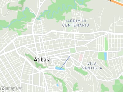 Mapa da área de atendimento de Teixeira & Associados em Atibaia