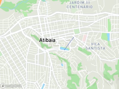Mapa da área de atendimento de Saiph em Atibaia