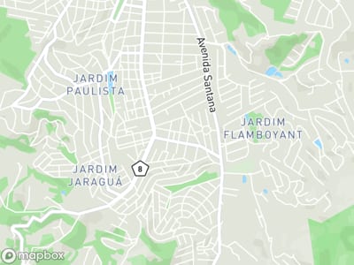 Mapa da área de atendimento de Ozen em Atibaia