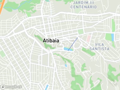 Mapa da área de atendimento de Lux Psicologia em Atibaia