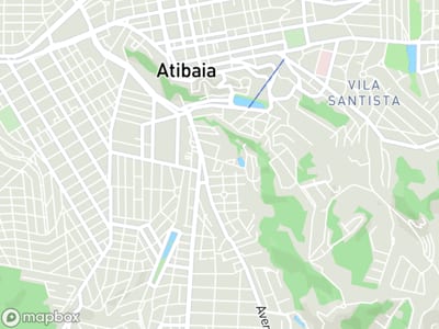 Mapa da área de atendimento de Aep em Atibaia