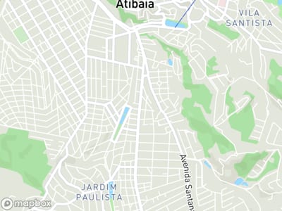 Mapa da área de atendimento de Facilav em Atibaia
