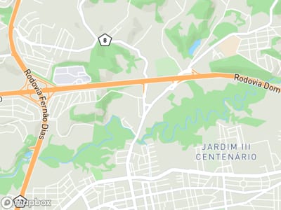 Mapa da área de atendimento de Znad Esquadrias em Atibaia