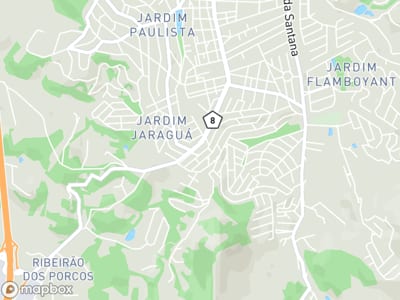 Mapa da área de atendimento de Strong Health em Atibaia