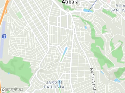 Mapa da área de atendimento de Flavia Alencastro em Atibaia