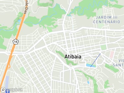 Mapa da área de atendimento de Tiago Soarez Barber Shop em Atibaia
