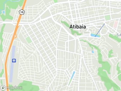 Mapa da área de atendimento de Marilia Dermatologia em Atibaia