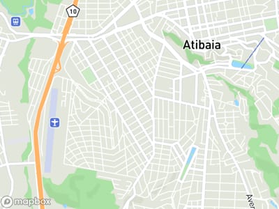 Mapa da área de atendimento de Contabil Criativa em Atibaia
