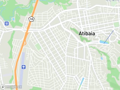 Mapa da área de atendimento de Workdent em Atibaia