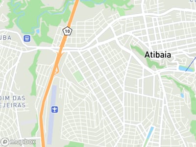 Mapa da área de atendimento de Essenza Clinic em Atibaia