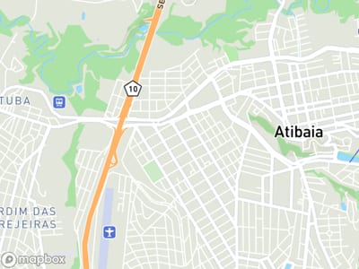 Mapa da área de atendimento de Flex Academia em Atibaia