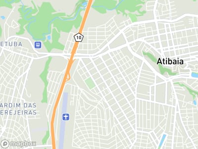 Mapa da área de atendimento de C2g Contabil em Atibaia