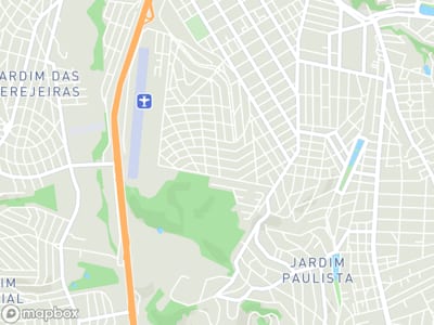 Mapa da área de atendimento de Atrium Fisioterapia Especializada em Atibaia