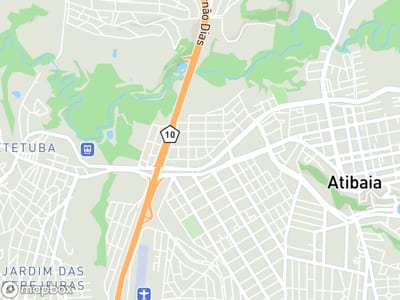 Mapa da área de atendimento de Fort Esquadrias em Atibaia