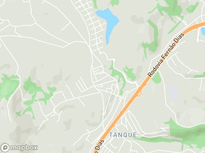 Mapa da área de atendimento de Odontologia Tanque em Atibaia