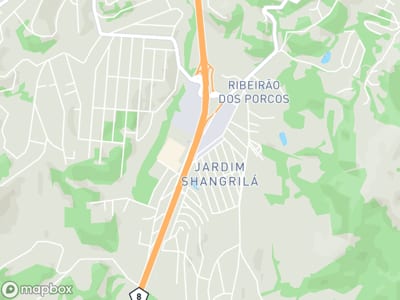 Mapa da área de atendimento de Igui Piscinas em Atibaia