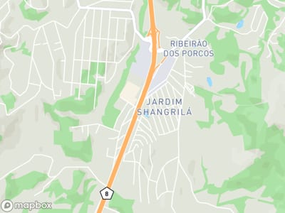 Mapa da área de atendimento de Dds em Atibaia