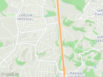 Mapa da área de atendimento de Fer-tec em Atibaia