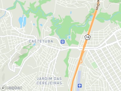 Mapa da área de atendimento de Academia Malibu Exclusive em Atibaia
