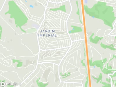 Mapa da área de atendimento de Bueno Varais em Atibaia