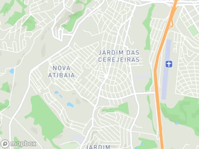 Mapa da área de atendimento de L L Alves & Soares em Atibaia