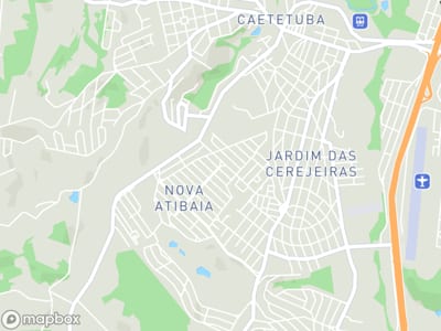 Mapa da área de atendimento de Real Vazamentos & Reparos Hidraulicos em Atibaia