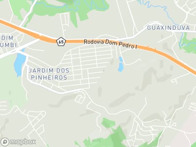 Mapa da área de atendimento de JG Contabilidade & Assessoria Empresarial em Atibaia