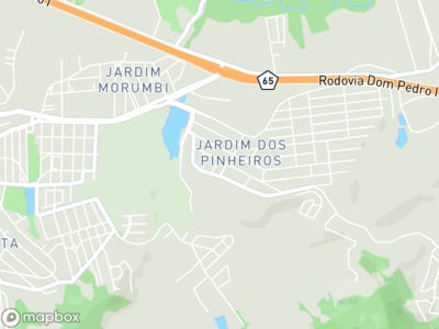 Mapa da área de atendimento de Isabella Ulprist em Atibaia