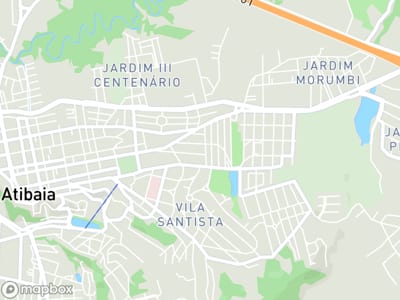 Mapa da área de atendimento de Casa Veraneio Corporativos em Atibaia